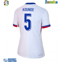 Francuska Jules Kounde #5 Gostujuci Dres za Ženska EP 2024 Kratak Rukav